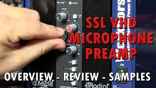 SSL VHD Microphone Preamp 500 Series Module Review and Samples [upl. by Liva393]