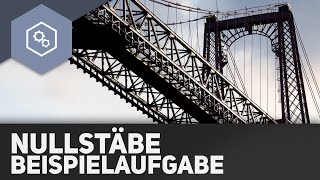 Nullstäbe identifizieren Beispielaufgabe  Fachwerke und statisches Gleichgewicht 3 [upl. by Ivonne]