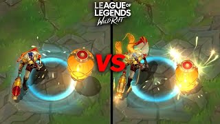 Dragon Lantern Graves VS Special Edition  Skin Comparison  Wildrift [upl. by Llerahs]