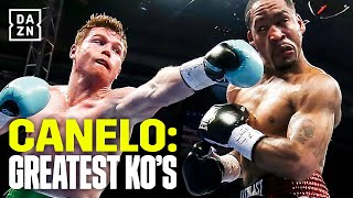 Ten minutes of BRUTAL Canelo KOs [upl. by Suiravat]