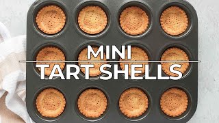 How to make Tartlet Shells in a Muffin Pan [upl. by Clementas]