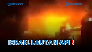 Eilat Lautan Api❗Kota Israel Luluh Lantak Dirudal Houthi Yaman [upl. by Leahey]