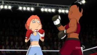 Family guy  Lois Griffins final boxing match [upl. by Enomys]