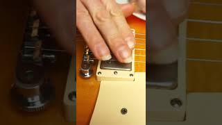 Gibson Les Paul Humbucker  On Pole Pieces Adjustment shorts shortsfeed shortsyoutube [upl. by Ketti]