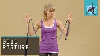 Using a Yoga Strap for a Good Posture [upl. by Krishnah]