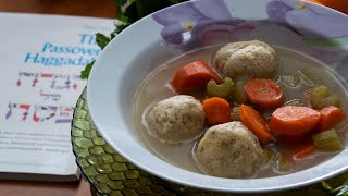 How to make easy matzo ball soup [upl. by Enitsua]