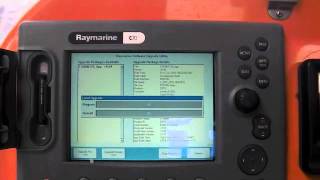 Raymarine C70 firmware upgrade [upl. by Asiar]