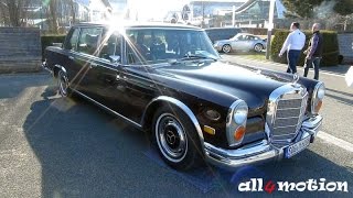 1971 Mercedes Benz 600  W100  black  Retro Classics 2016 [upl. by Dorthea]