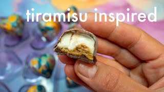 Delicious TiramisuInspired Chocolate Bon Bon Recipe Egg and DairyFree [upl. by Khalid]