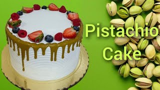 How To Make A Pistachio Cake 🤤 [upl. by Mueller]