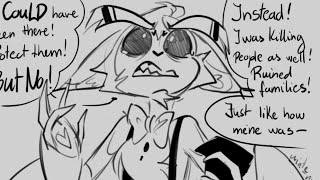 Husk reveals his past  Hazbin Hotel comic dub [upl. by Schonfeld771]