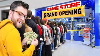 Video Game Store Grand Opening I Spent 2603 [upl. by Aaron]