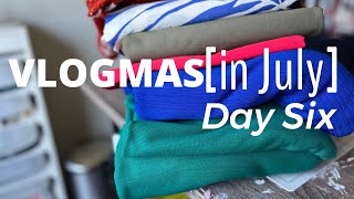 Vlogmas in July Day Six Impromptu Fabric Haul [upl. by Paris]