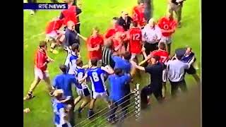 CALL THE COPS DISGRACEFUL CORK V LAOIS BRAWL  ALL IRELAND FOOTBALL CHAMPIONSHIP GAA [upl. by Suoirred710]