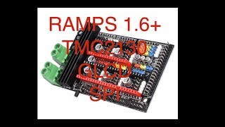 How to ReARM and RAMPS 16 plus with TMC2130 drivers with full graphics LCD [upl. by Cianca9]