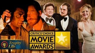 2014 Critics Choice Movie Awards Nominations  American Hustle 12 Years A Slave Gravity [upl. by Akoyn]