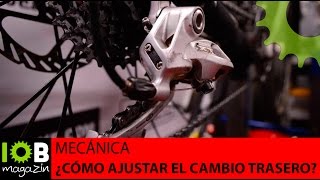 Mecánica de la bicicleta Ajustar cambio trasero [upl. by Alyl94]