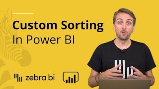 Sorting Correctly By Month Name In Power BI Custom Sorting Explained  Zebra BI Knowledge Base [upl. by Nevsa]