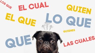 Online Spanish lessons Los pronombres relativos [upl. by Lovett]