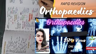 ORTHOPAEDICS RAPID REVISION FOR NEETPG REMARKABLE RAPID REVISION neetpg fmge inicet [upl. by Noda154]