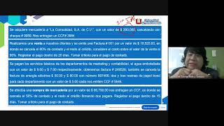 Contabilidad Financiera II G1 Clase  10 Registros contables  presentación de EF – 2024 08 28 16 3 [upl. by Bigg]