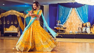 Bride amp Sisters Sangeet Dance  Nainowale Ne  Deewani Mastani  Indian Wedding 2019 [upl. by Yul724]