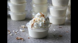 Coconut RumChata Pudding Shots [upl. by Toulon160]