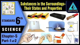 Substances in the SurroundingsTheir States and Properties  Std 6  Science  Chapter 5 Part 12 [upl. by Avitzur94]