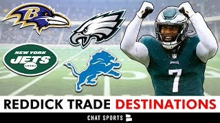 Haason Reddick Trade Top 5 Destinations For New York Jets EDGE Amid Ongoing Contract Holdout [upl. by Hpesojnhoj]