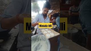 Masala Idli 😍😍foodidliTiffinmornigstatus telanganaandhraviralshorts streetfood dosa foodie [upl. by Fisken]