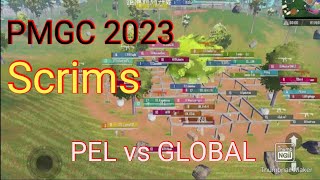 PMGC Scrims  Full broadcast replay  PEL vs GLOBAL pmgc pubgmobile bgmi pel scrims pmrc [upl. by Sikleb137]