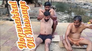 Hogenakkal Oil Massage part13 hogenakkaloilmassage hogenakkalmassageman [upl. by Nahtahoj962]