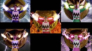 Power Rangers Lost Galaxy  All Group Morph Combinations [upl. by Anirroc]