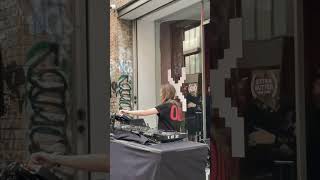 That drop Charlotte drops the Astrix remix of her track High Street at pop up gig in New York [upl. by Eanat791]