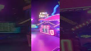 Newcastle winter wonderland Christmas market funfair martin slaters king sizzler on ride pov 2023 [upl. by Delphine524]