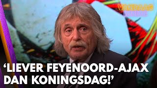 Johan over politiestakingen Ik heb liever FeyenoordAjax dan Koningsdag  VANDAAG INSIDE [upl. by Ned491]