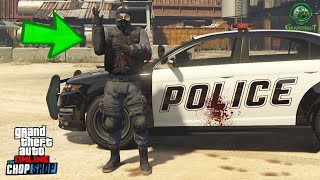 GTA Online  How To Save PoliceNoose Outfit  Gang banger Robery [upl. by Irrehc]