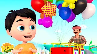 Gubbare Wala Aaya गुब्बारे वाला आया Balloon Song and Hindi Nursery Rhyme [upl. by Tamberg867]