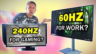 What is The BEST Monitor Explained  240Hz 1080p Vs 144hz 1440p Vs 4K 60Hz [upl. by Wall]