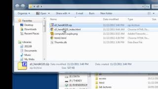 Zipping Files for HTML Assignment [upl. by Veljkov]