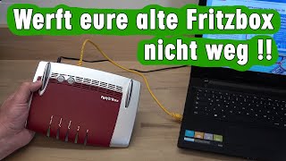 AVM Fritzbox als MESH WLAN Repeater benutzen  Access Point ohne Kabel Einrichtung ganz einfach [upl. by Leftwich972]