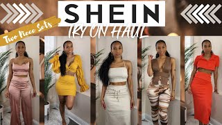 Shein TwoPiece Sets  Honest Review  Try on Fashion Haul [upl. by Naujat]