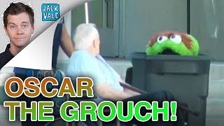 Oscar The Grouch Scare Prank  Jack Vale [upl. by Castera]