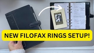 NEW Filofax Rings Setup My FAVOURITE personal rings cover [upl. by Isabeau890]