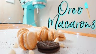 MACARONS  Macarons de oreo paso a paso [upl. by Ahsima757]