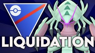 LIQUIDATION GOLISOPOD WAS BETTER THAN I EXPECTED IN THE GREAT LEAGUE  Pokemon GO PvP [upl. by Attem]