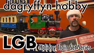 G Scale LGB Passenger Train Set  Holiday Options for Under the Tree [upl. by Anialed]