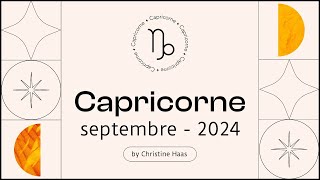 Horoscope Capricorne ♑️ Septembre 2024 ⏰ par Christine Haas [upl. by Madonia]