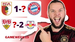 Bundesliga Gameweek 19 Predictions amp Betting Tips [upl. by Mela]