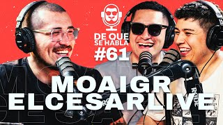 DE QUE SE HABLA 61  CESAR Y MOAI  SOMOS AMIGOS Y NOS AGUANTAMOS [upl. by Anila]